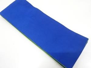 抽象模様織り出し　リバーシブル半幅帯